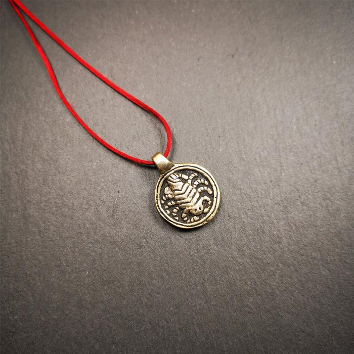 Scorpion Guru Amulet 0.87" - Tibetan Buddhist amulet, view 7