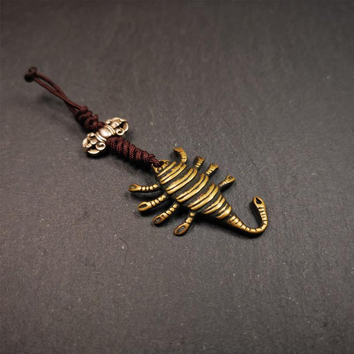 Scorpion Guru Amulet 1.57" - Tibetan Buddhist amulet, view 4