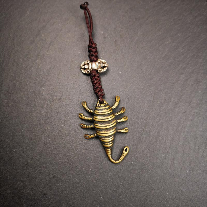 Scorpion Guru Amulet 1.57" - Tibetan Buddhist amulet, view 5