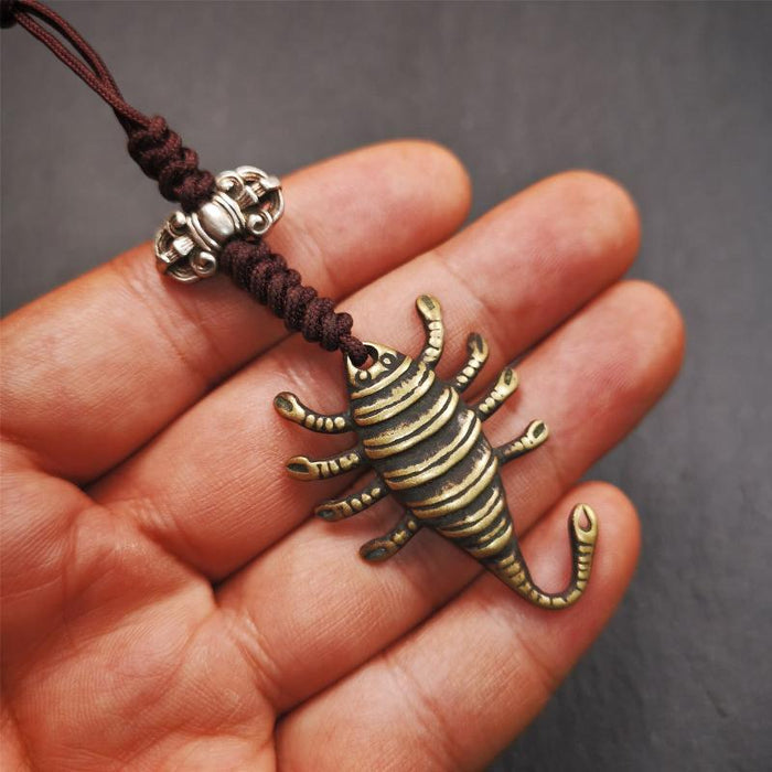 Scorpion Guru Amulet 1.57" - Tibetan Buddhist amulet, view 8