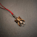 Scorpion Guru Amulet 2.3" - Tibetan Buddhist amulet, front view