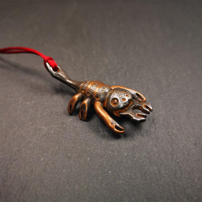 Scorpion Guru Amulet 2.3" - Tibetan Buddhist amulet, view 4