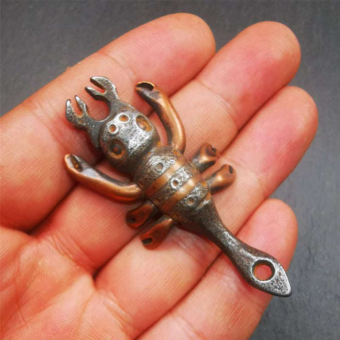 Scorpion Guru Amulet 2.3" - Tibetan Buddhist amulet, view 8