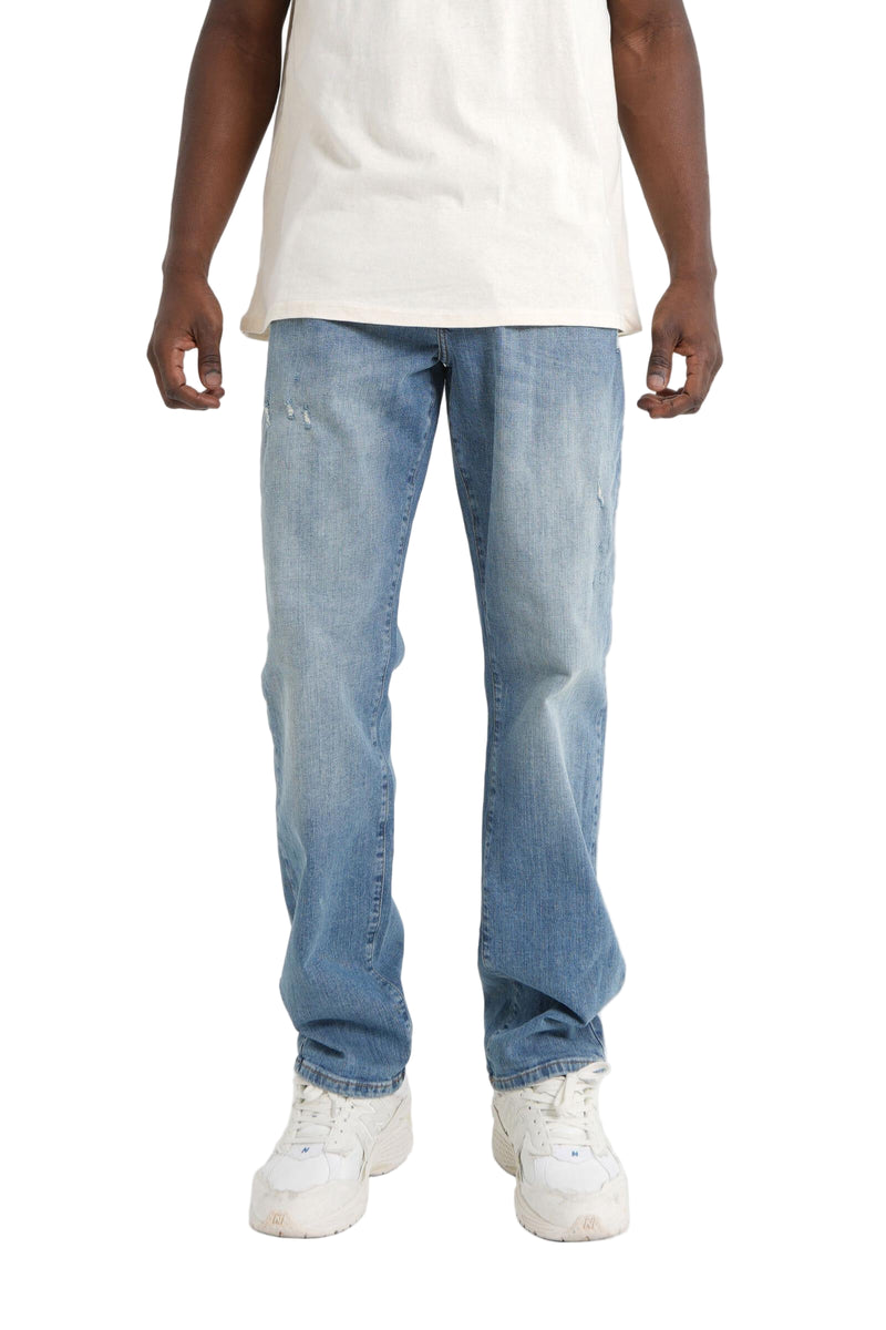 Scratched Jeans 23561-BLUE