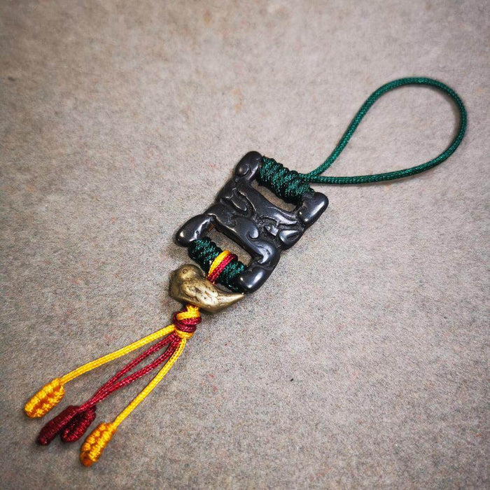 Scripture Book Buckle Amulet Pendant - Tibetan Buddhist amulet, view 4