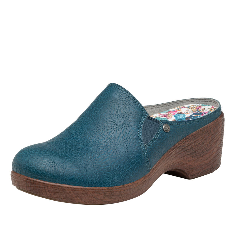 Sereniti Roman Candle Teal Shoe | Alegria Shoes