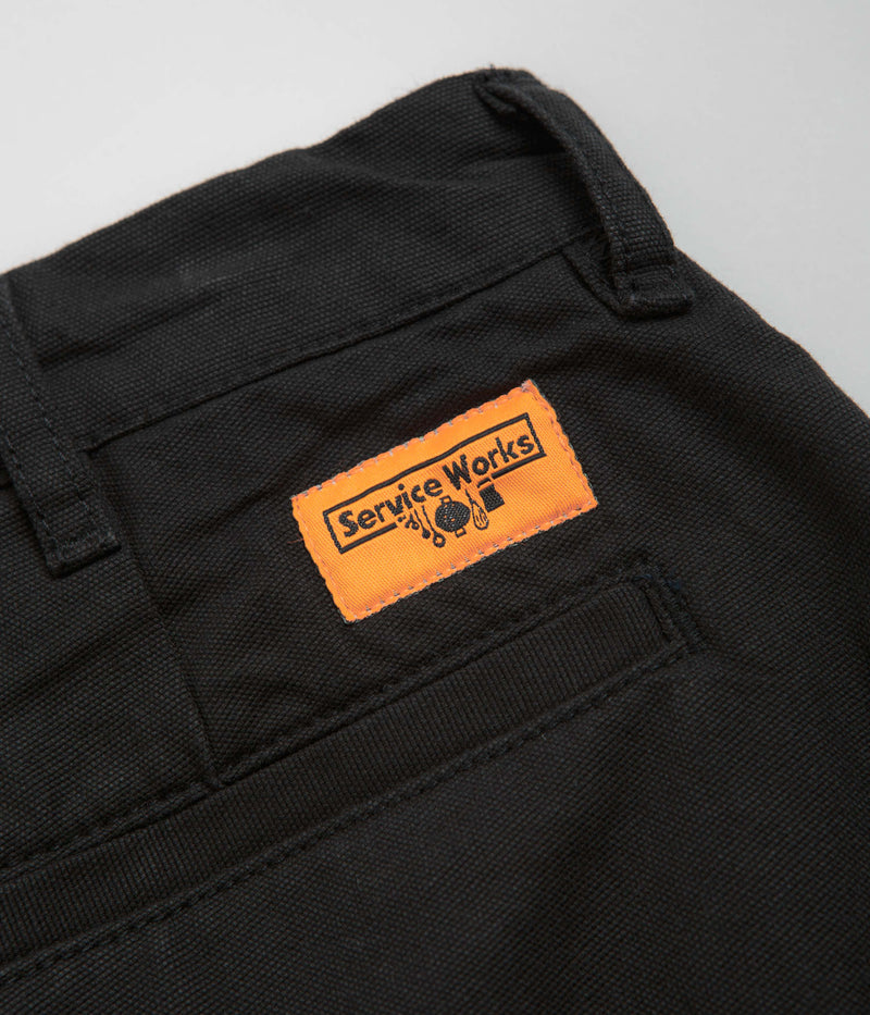 Service Works Canvas Part Timer Pants in Black