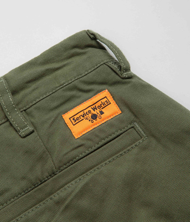 Service Works Canvas Part Timer Pants in Olive