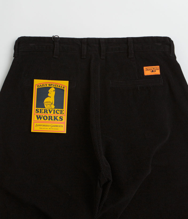 Service Works Corduroy Part Timer Pants in Black