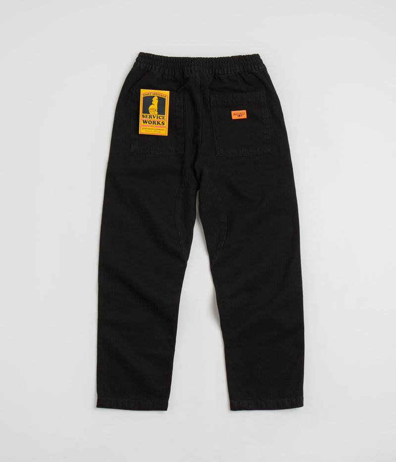 Service Works Denim Chef Pants in Black