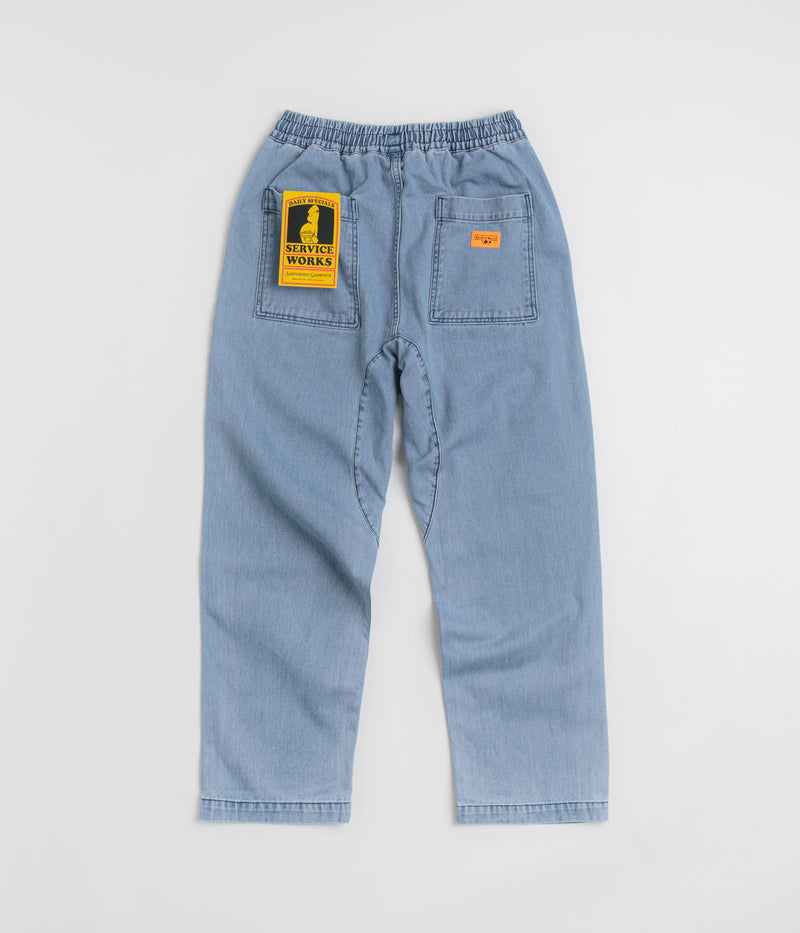Service Works Denim Chef Pants in Light Wash