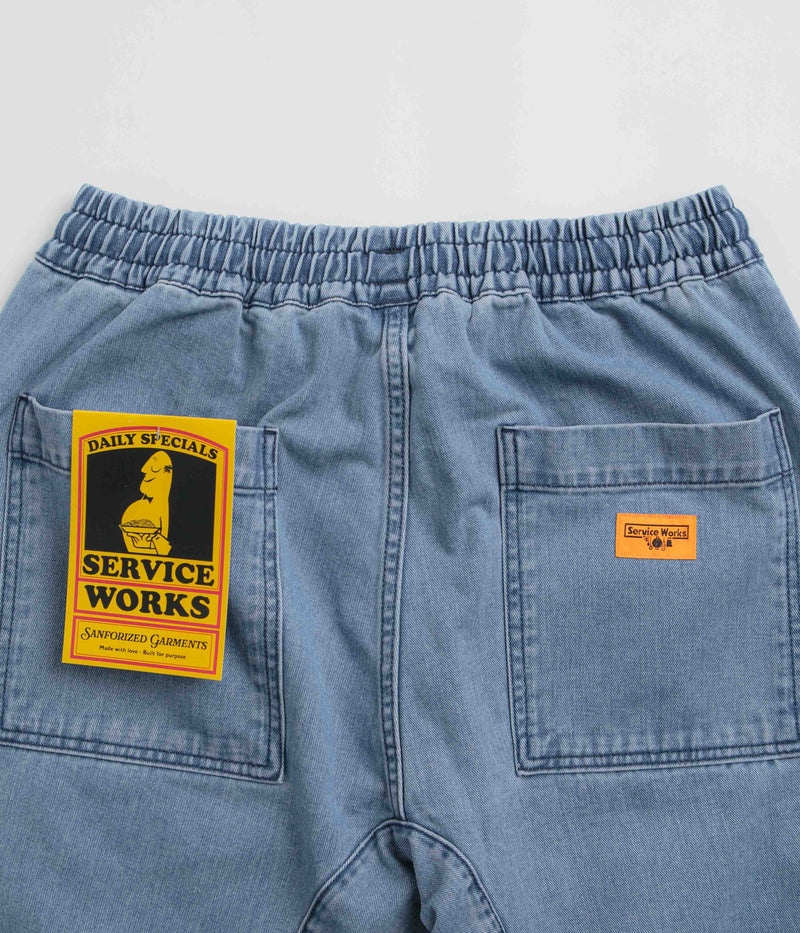 Service Works Denim Chef Pants in Light Wash