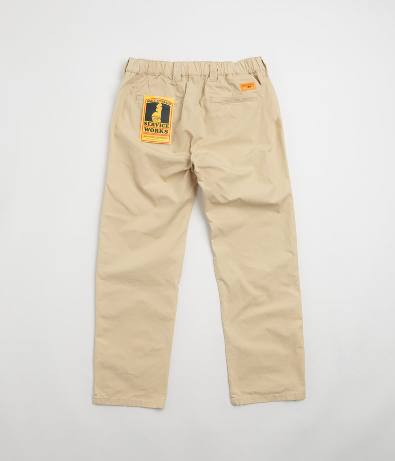 Service Works Dense Twill Waiter Pants in Beige