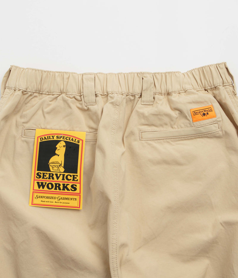 Service Works Dense Twill Waiter Pants in Beige