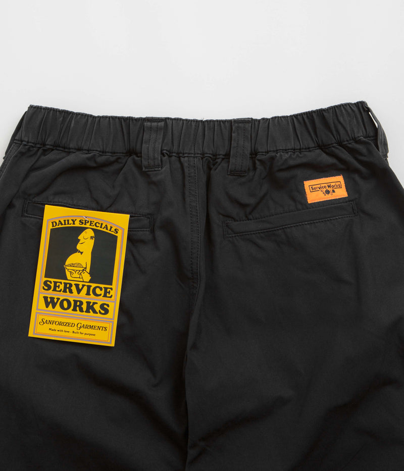 Service Works Dense Twill Waiter Pants in Black