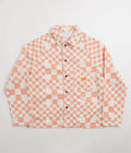 Service Works Drill Printed FOH Jacket in Salmon Checker