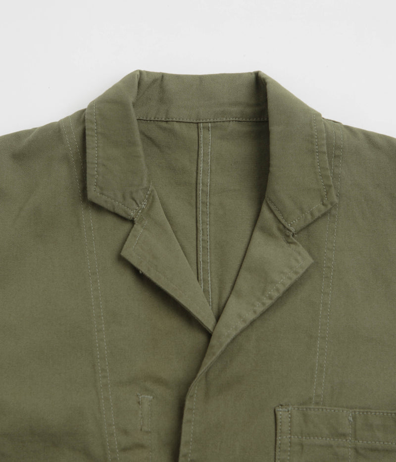 Service Works Drill Server Suit Jacket in Olive