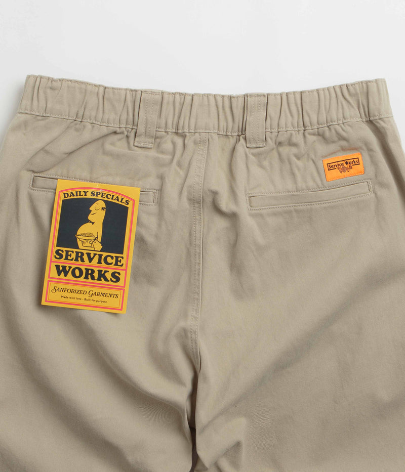 Service Works Drill Waiter Pants in Khaki
