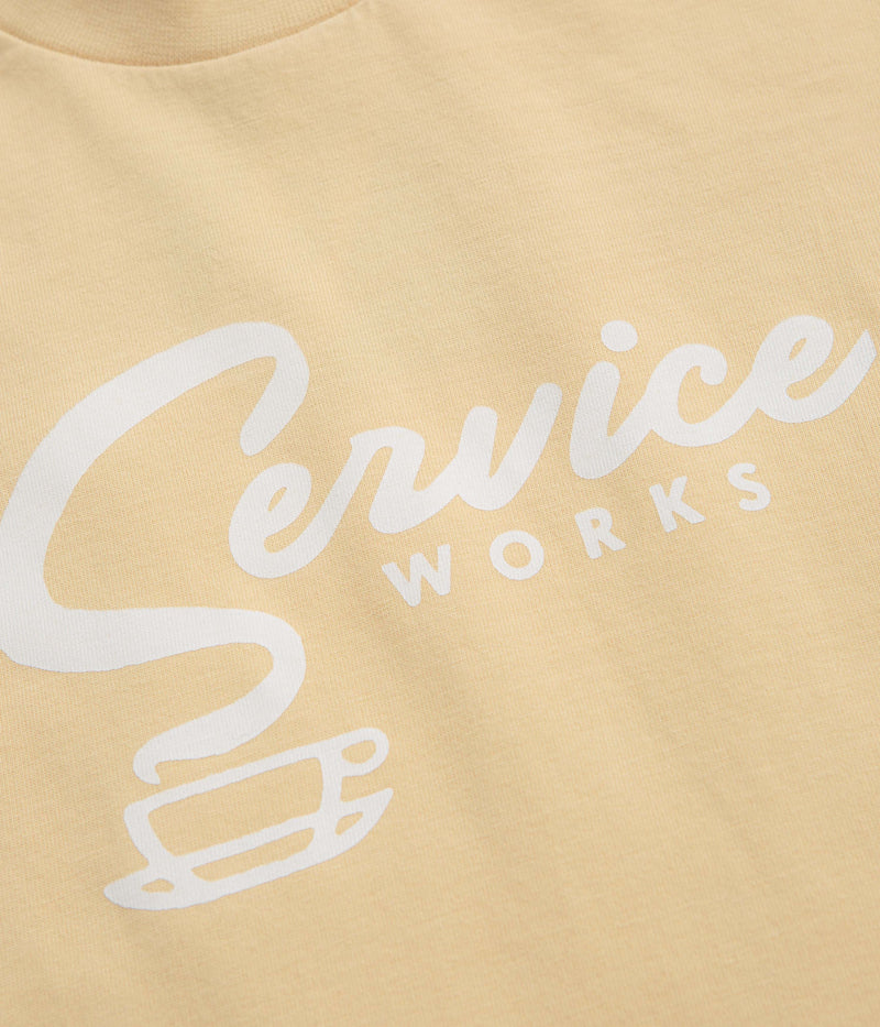 Service Works Espresso T-Shirt in Khaki