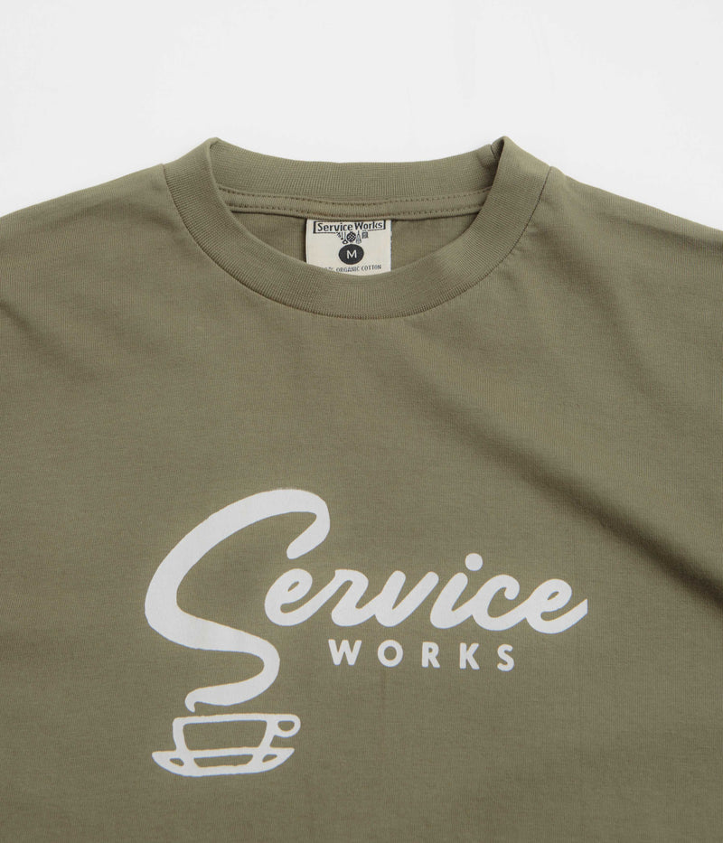 Service Works Espresso T-Shirt in Olive
