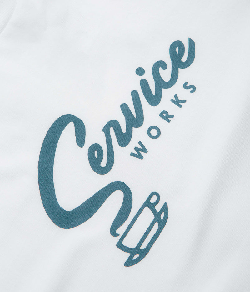 Service Works Espresso T-Shirt in White