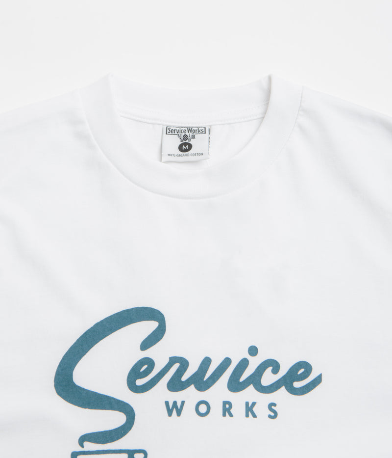 Service Works Espresso T-Shirt in White