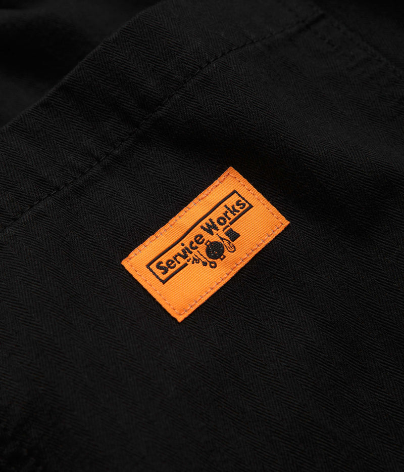 Service Works Herringbone Chef Pants in Black