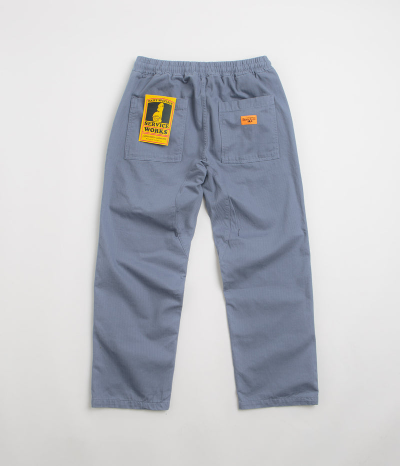 Service Works Herringbone Chef Pants in Harbour