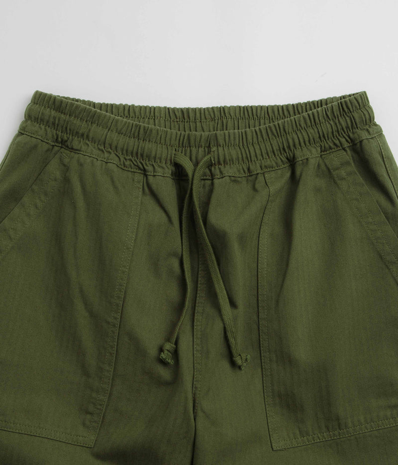 Service Works Herringbone Chef Pants in Pesto