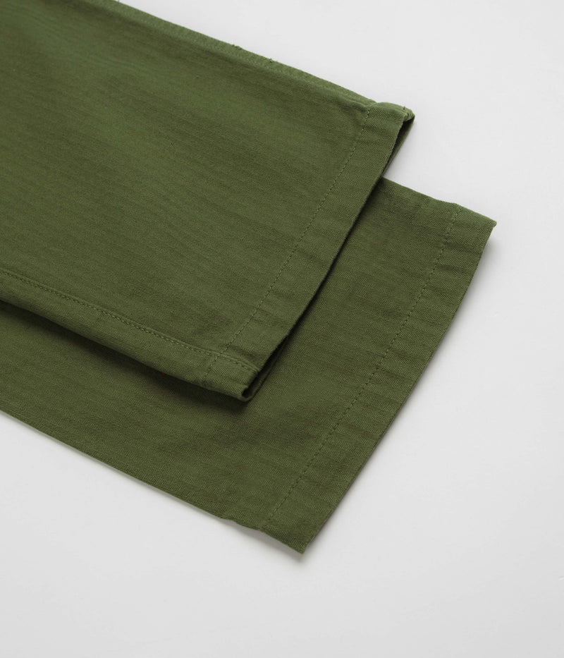 Service Works Herringbone Chef Pants in Pesto