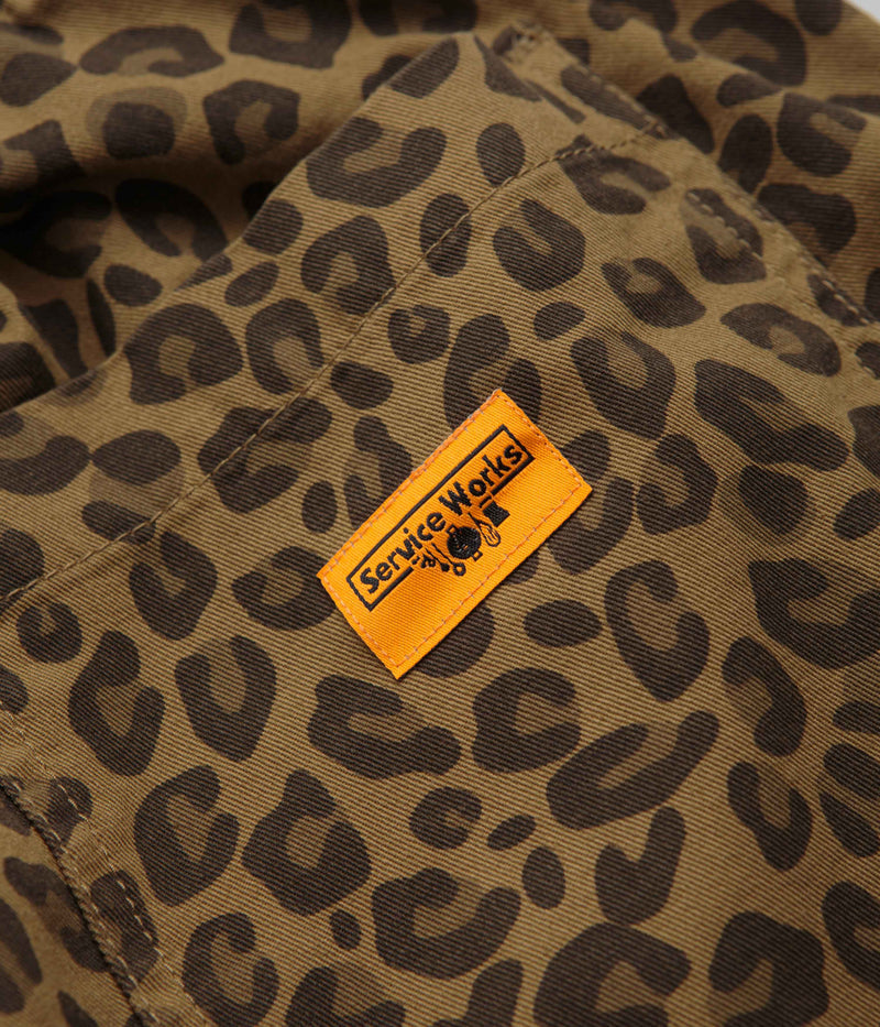 Service Works Leopard Chef Pants in Brown