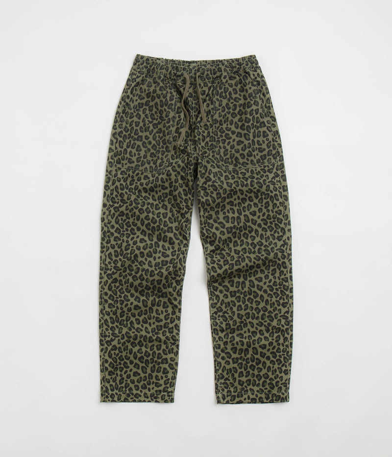 Service Works Leopard Chef Pants in Green