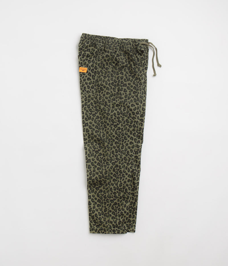 Service Works Leopard Chef Pants in Green