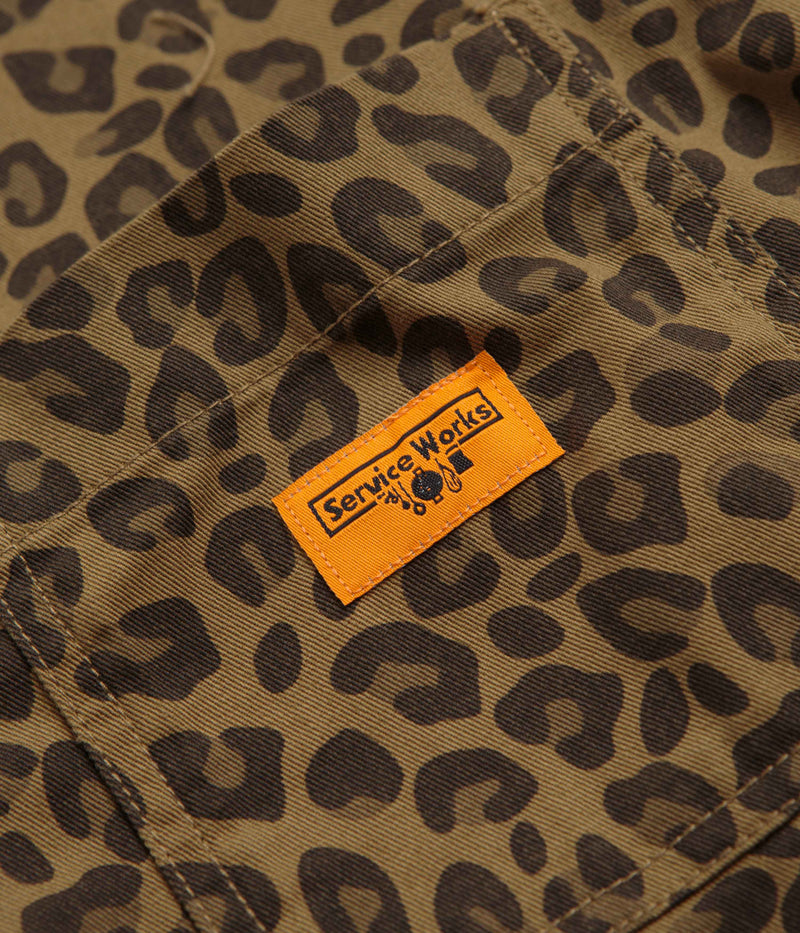 Service Works Leopard FOH Jacket in Brown
