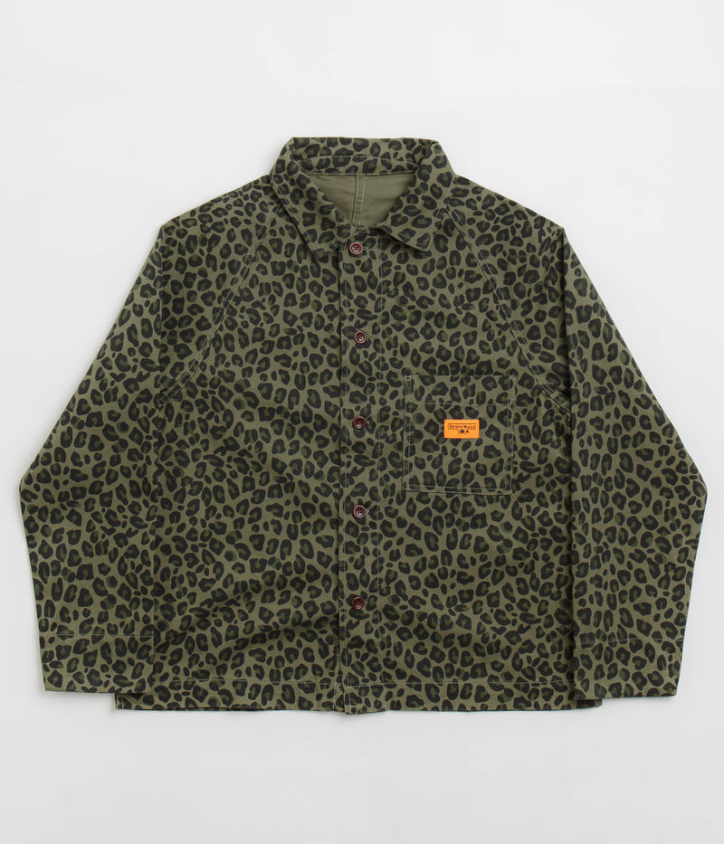 Service Works Leopard FOH Jacket in Green
