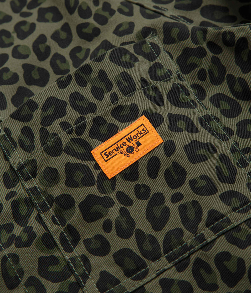 Service Works Leopard FOH Jacket in Green