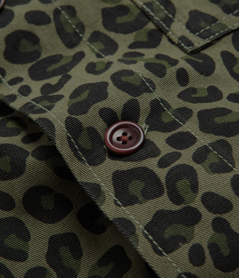 Service Works Leopard FOH Jacket in Green