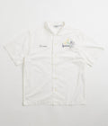 Service Works Light Twill Necessities Short Sleeve Shirt in Off White