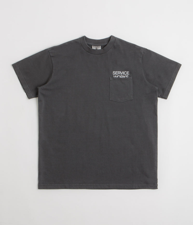 Service Works Nourish Pocket T-Shirt in Charcoal