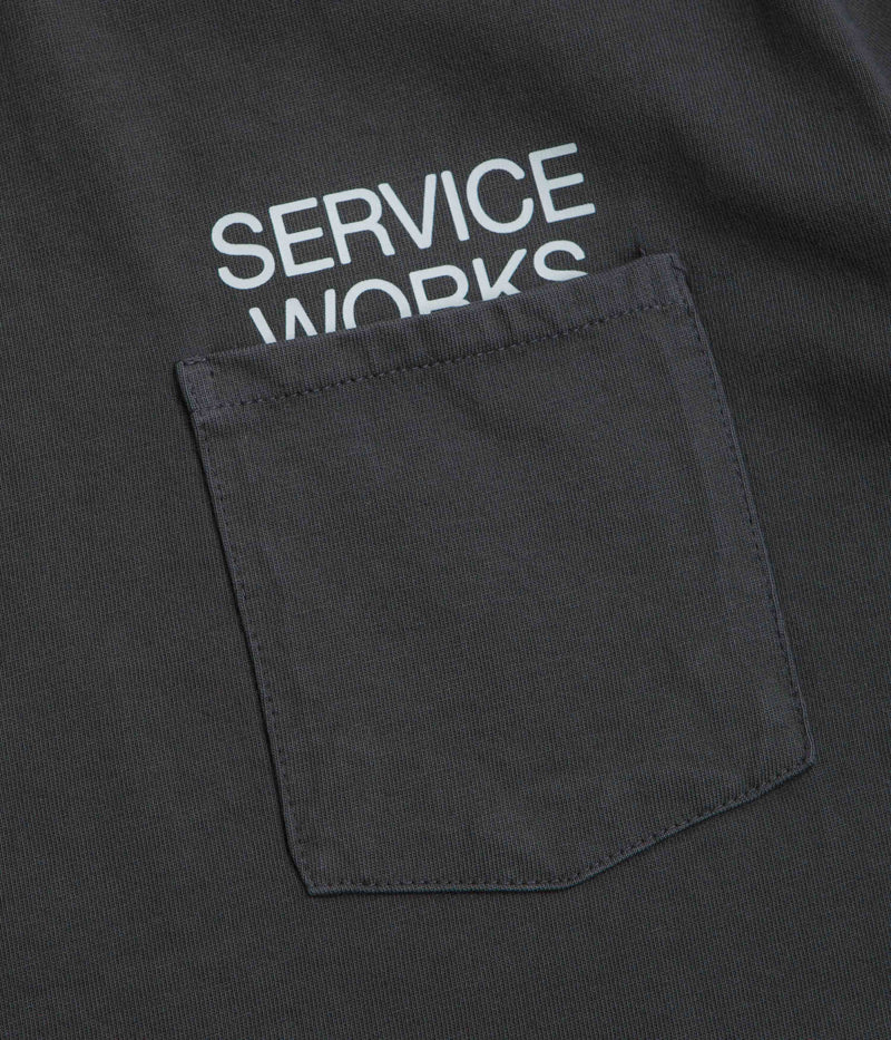 Service Works Nourish Pocket T-Shirt in Charcoal