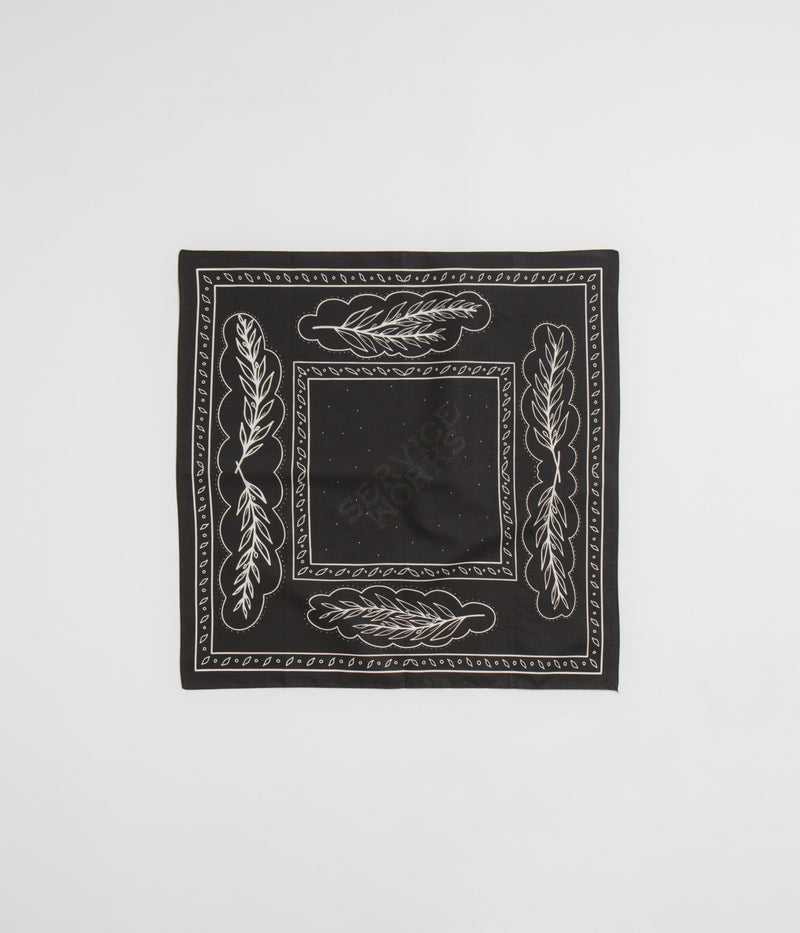 Service Works Olive Branch Bandana in Black