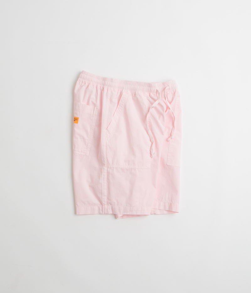 Service Works Poplin Chef Shorts in Dusty Pink