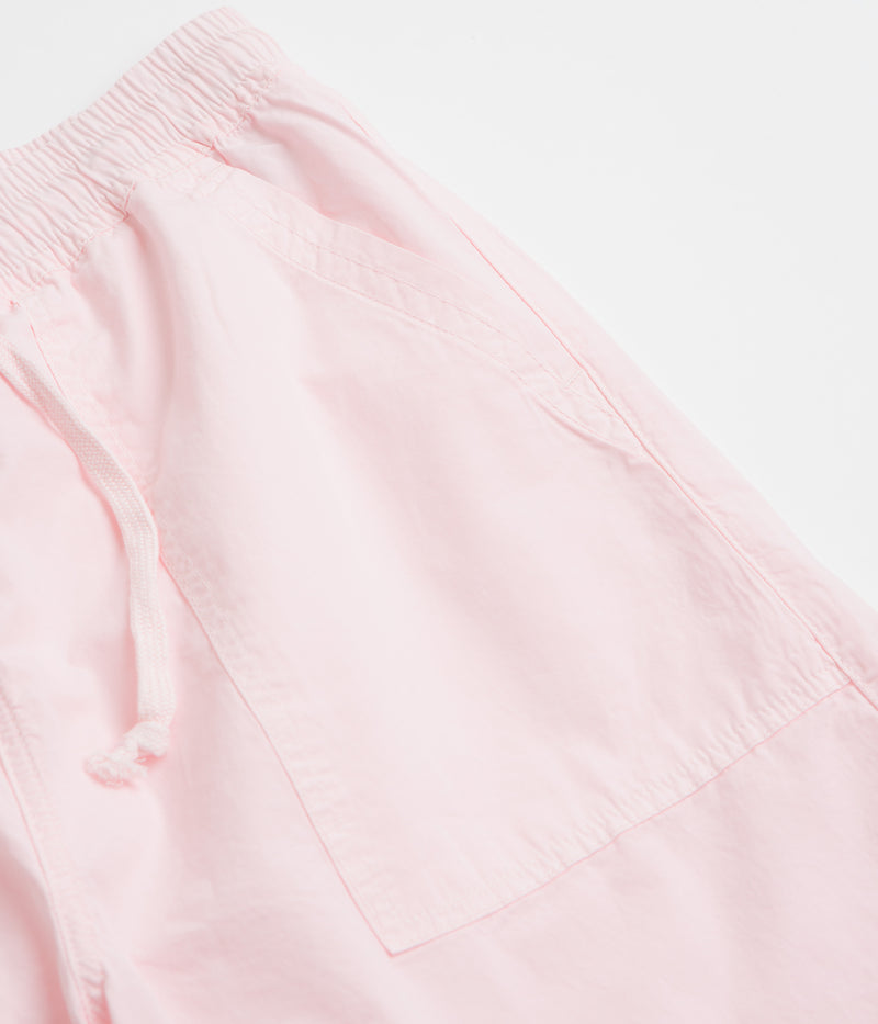 Service Works Poplin Chef Shorts in Dusty Pink