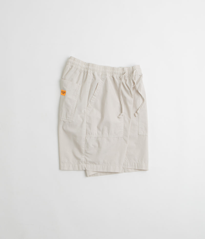 Service Works Poplin Chef Shorts in Salt