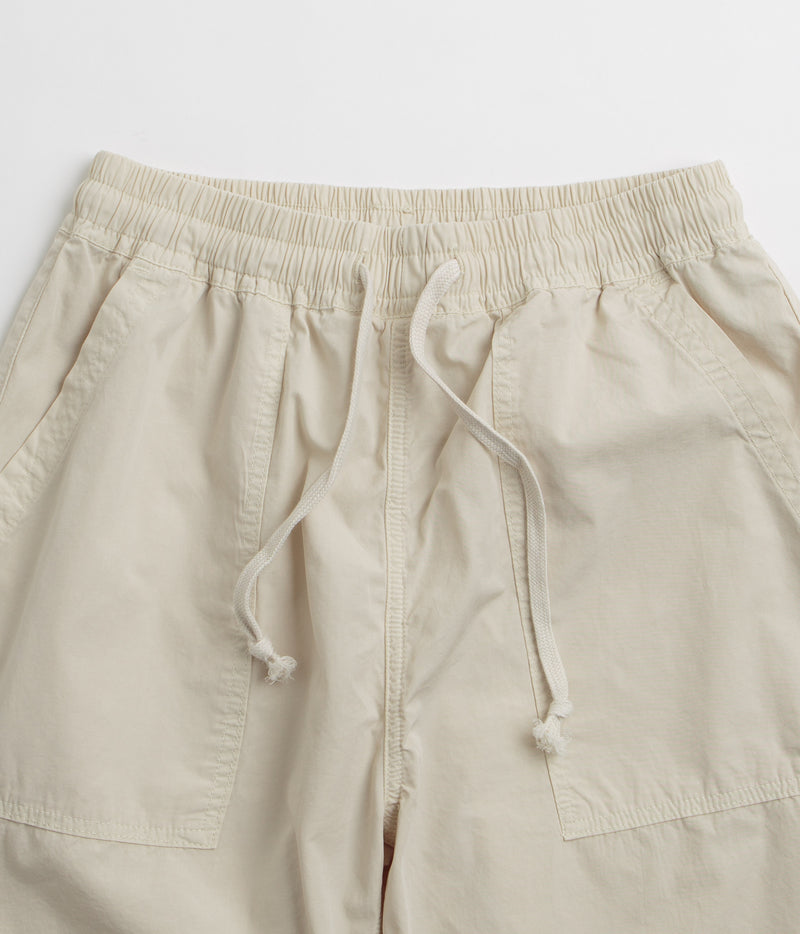 Service Works Poplin Chef Shorts in White Oak