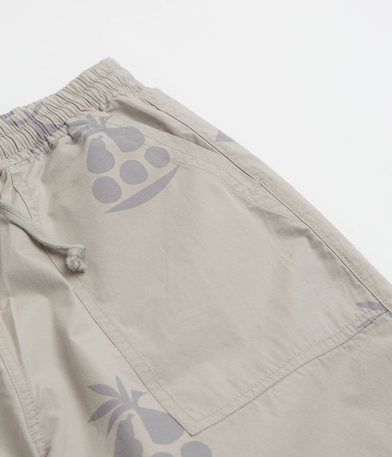 Service Works Poplin Printed Chef Shorts in Stone