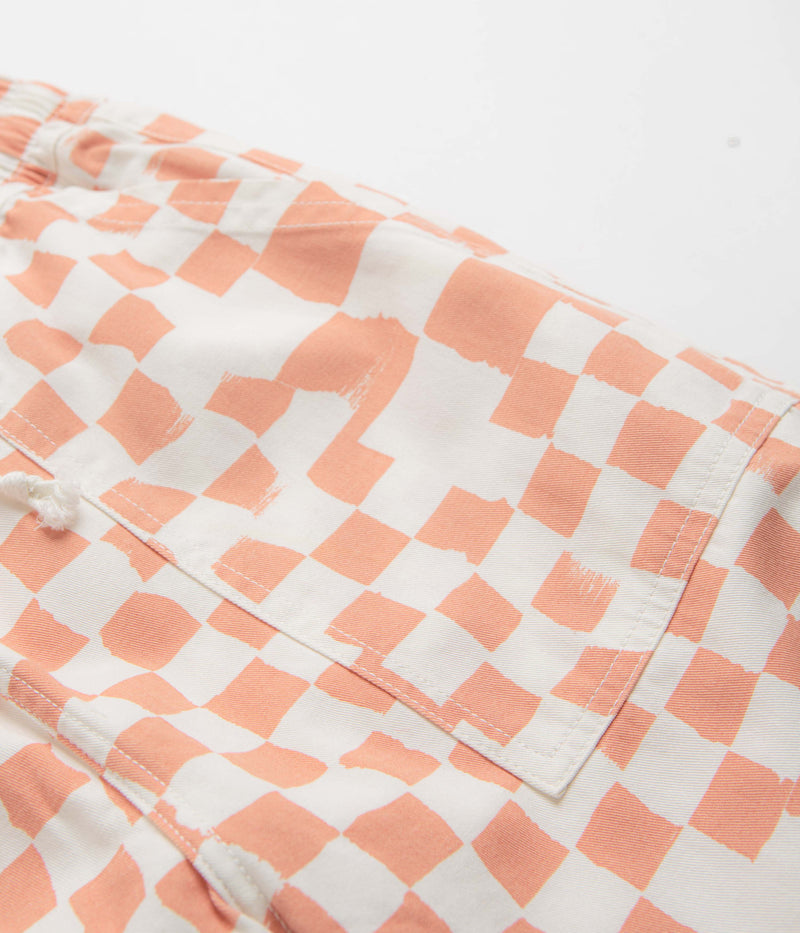 Service Works Printed Chef Pants in Salmon Checker