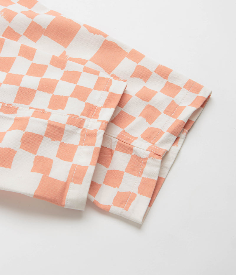 Service Works Printed Chef Pants in Salmon Checker