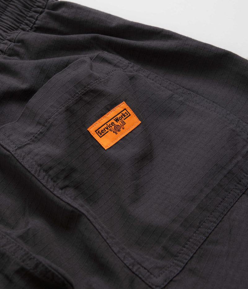 Service Works Ripstop Chef Pants in Washed Black