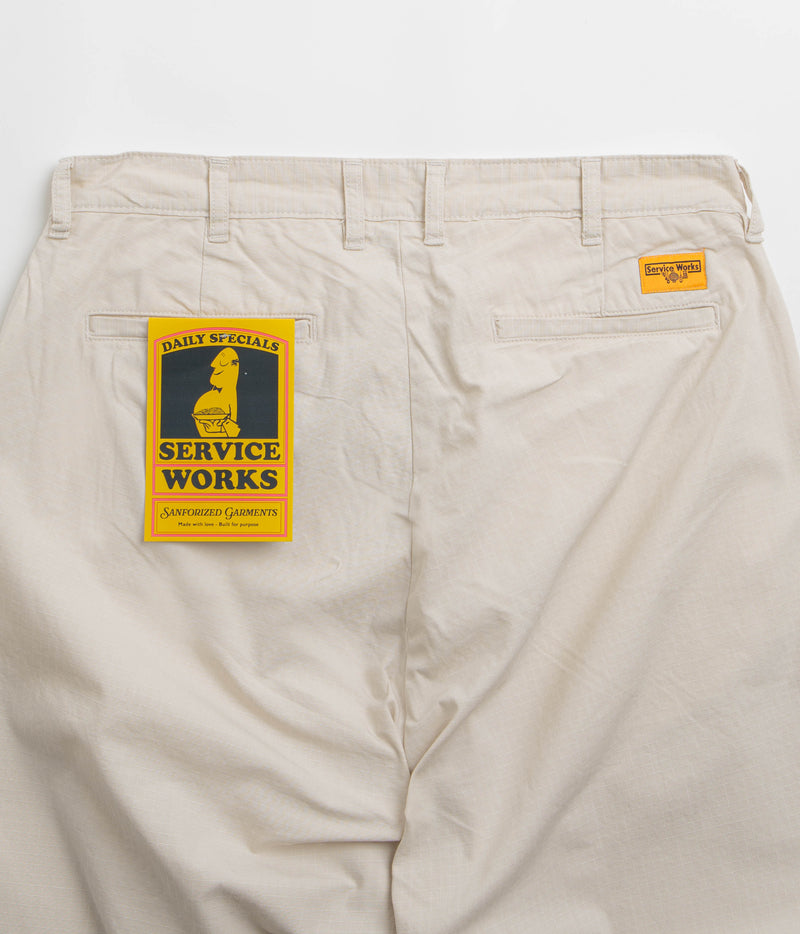Service Works Ripstop Part Timer Pants in Bone